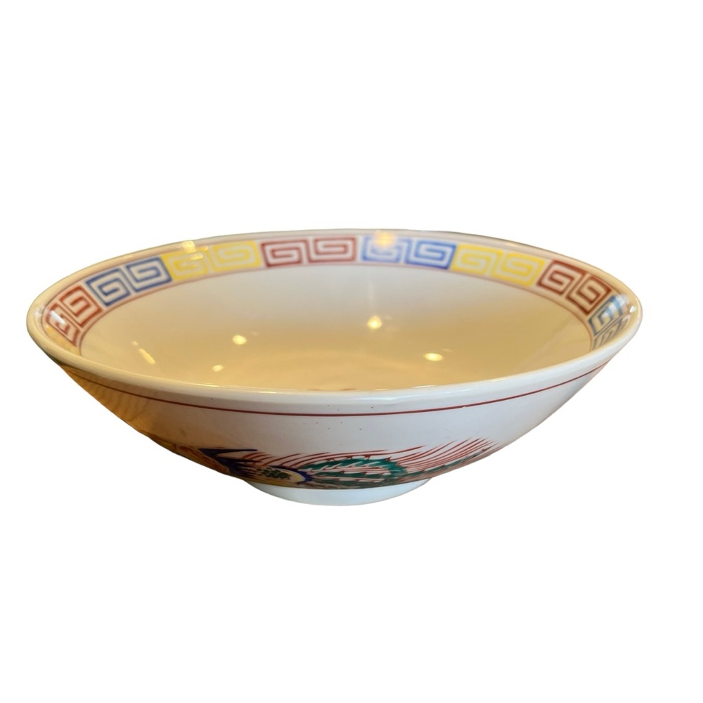 3 Phoenix and Dragon Soup Bowls, 7 3/4 x 2 1/2